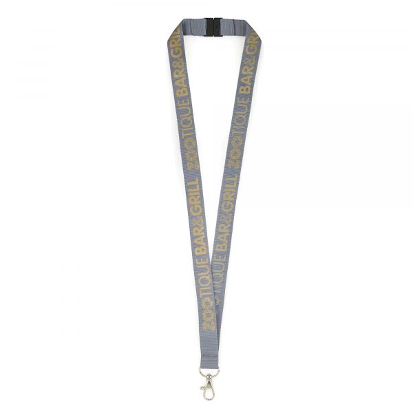 Bsic Polyester Safety Lanyard with safety break - 900 x 25 mm. Also available in 15, 20 or 25 mm width.