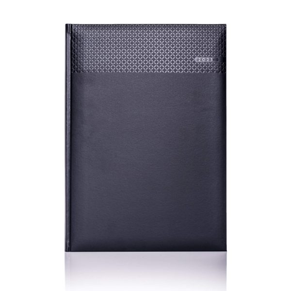 Matra A4 page daily diary, printed with your logo to 1 position, 12-month format diary. A foil blocked date complement this popular desk diary, also available in Pocket, A5 and Quarto size.