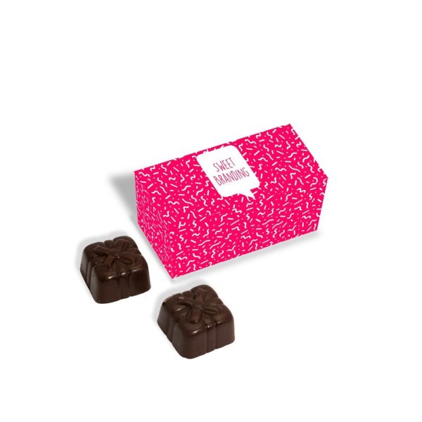 Two Choc Box comes filled with two truffles of your choice (Vanilla Cream, White Raspberry, Vegan Dark Fondant, Milk Chocolate Whiskey & Orange, White Cookies & Cream or Dark Salted Caramel). This box is made from Sustainably Sourced Packaging, and can be composted/recycled. Made in the UK.