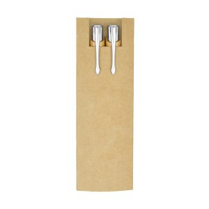 A card sleeve suitable for 2 pens, compostable and recyclable.