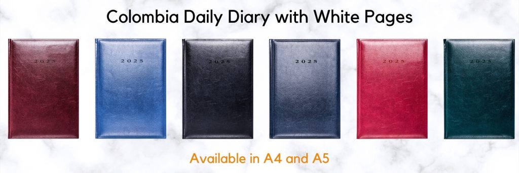 Columbia Daily Diary- available in A5 and A4