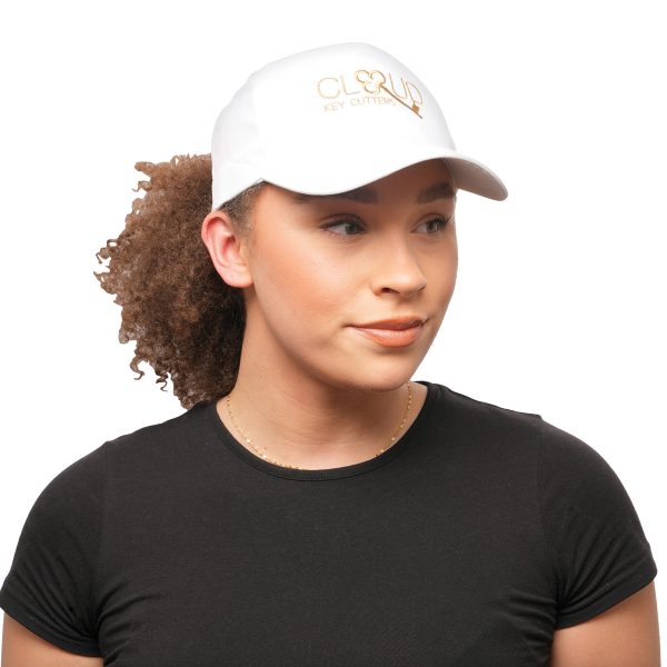 Crafted with 100% polyester, this lightweight 5-panel cap is designed with a hook & loop fastener for easy adjustability. This value option is perfect for giveaways at events and showcases, offering a practical and stylish accessory for attendees.