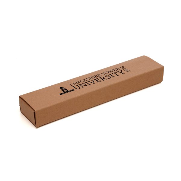 Set your brand apart with The Goa Bamboo Ball Pen and Goa Bamboo Eternity Pencil, beautifully displayed in the 100% recycled Natural Kraft Box. The perfect set for gifting to clients and on boarding employees.