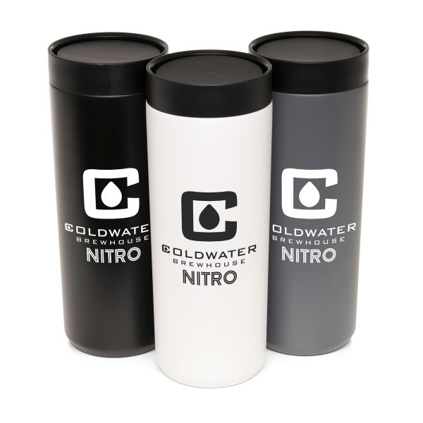 This premium 600ml double-walled recycled stainless steel tumbler combines convenience and style. Featuring a PP plastic push-down lid mechanism that locks and unlocks for easy access to drinks inside without unscrewing the lid, as well as maintaining drink temperatures for an extended time. Perfect for on-the-go hydration, this tumbler is a must-have for staying refreshed wherever you are.