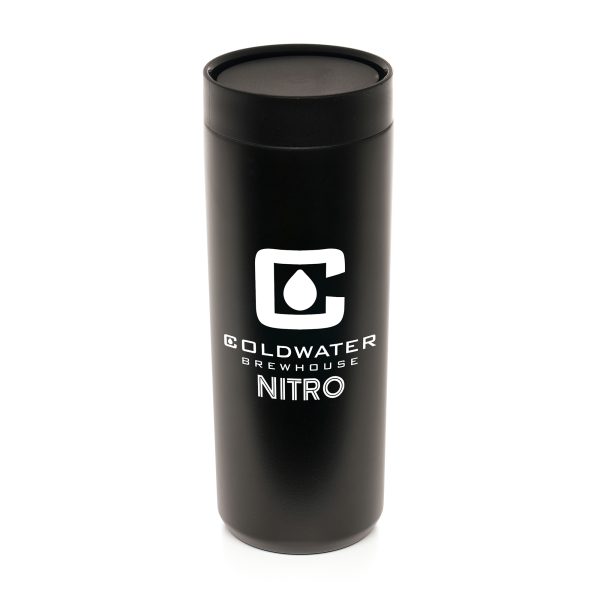 This premium 600ml double-walled recycled stainless steel tumbler combines convenience and style. Featuring a PP plastic push-down lid mechanism that locks and unlocks for easy access to drinks inside without unscrewing the lid, as well as maintaining drink temperatures for an extended time. Perfect for on-the-go hydration, this tumbler is a must-have for staying refreshed wherever you are.