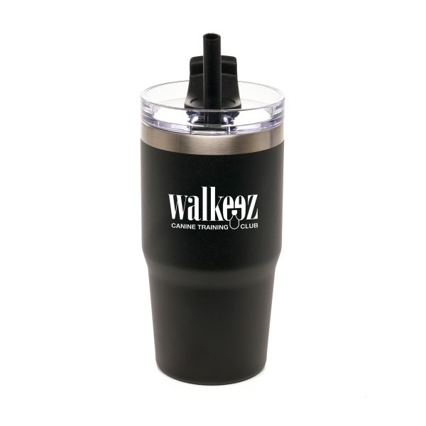 Stylish and functional, this 355ml recycled stainless steel double walled tumbler features a leak-proof lid, silicone sipper, and reusable straw. Perfect for branding, it’s an ideal promotional gift for events and corporate giveaways!