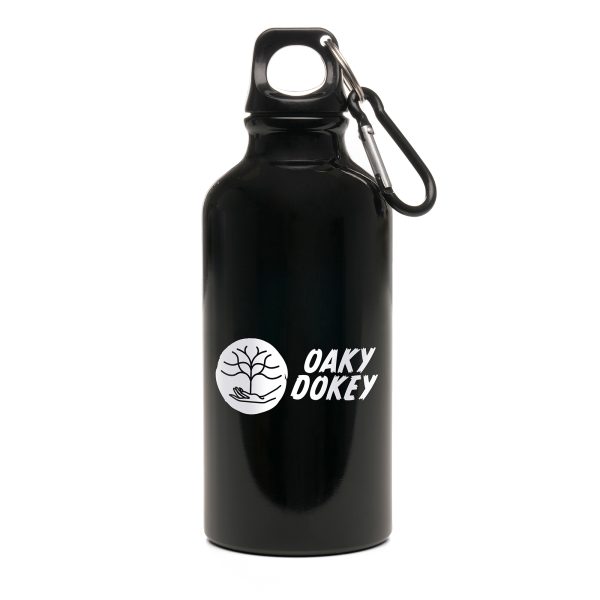 400ml single-walled recycled aluminium bottle is lightweight and durable, featuring a black recycled PP plastic screw-on cap and carabineer clip for easy attachment. BPA & PVC-free, it’s available in various colours and perfect for on-the-go hydration. Ideal for branding and promotional giveaways!