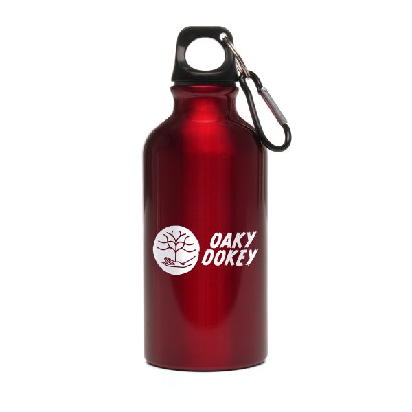 400ml single-walled recycled aluminium bottle is lightweight and durable, featuring a black recycled PP plastic screw-on cap and carabineer clip for easy attachment. BPA & PVC-free, it’s available in various colours and perfect for on-the-go hydration. Ideal for branding and promotional giveaways!