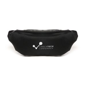 A stylish waist bag with a RPET main pocket, zipper rear pocket and an adjustable webbing belt, for ease of use. Cool and compact bag with a large branding area to showcase your company’s message.