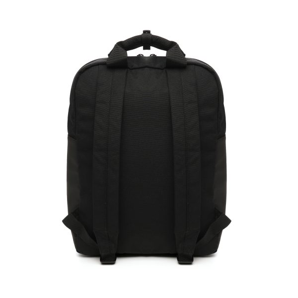 A versatile and stylish backpack made from RPET polyester with front and back gusset, carry handles and double padded shoulder straps, ideal for those leading an active lifestyle.