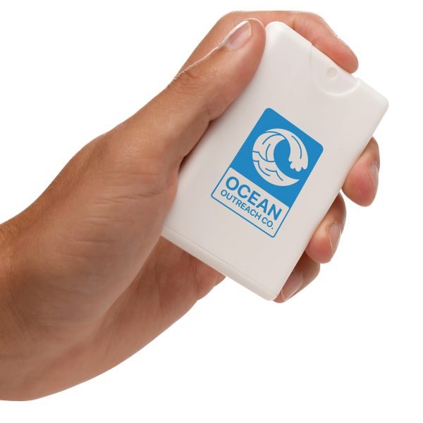 Stay protected with our 30 SPF sun cream in a compact recycled PP plastic credit card-shaped bottle with a spray pump. Ideal for branding, ensuring your logo shines while providing essential sun protection!