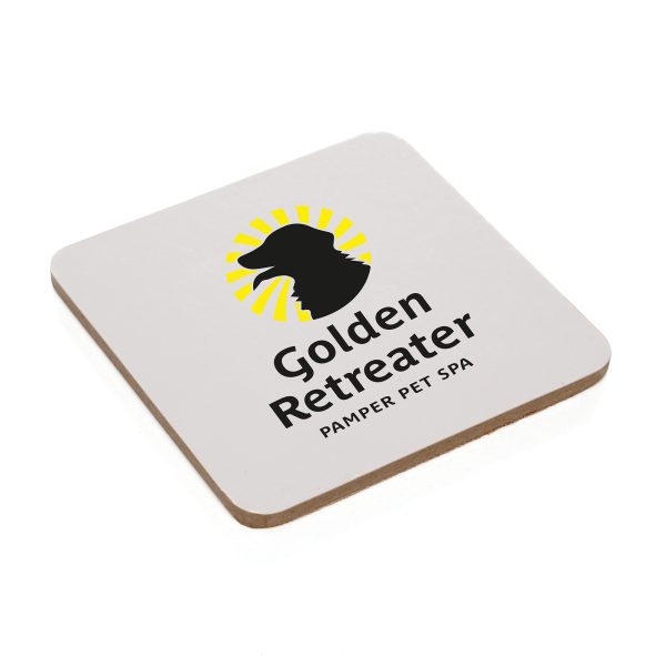 Promote your brand with this set of four 5mm cork coasters. Durable and stylish, they protect surfaces while showcasing your logo, a practical choice that keeps your brand visible!