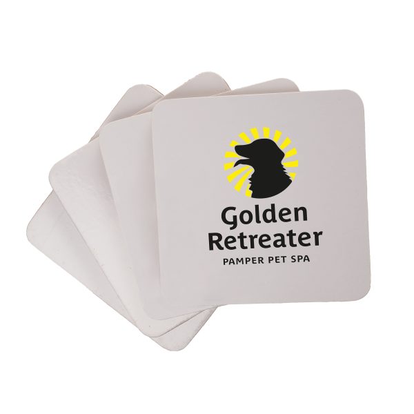 Promote your brand with this set of four 5mm cork coasters. Durable and stylish, they protect surfaces while showcasing your logo, a practical choice that keeps your brand visible!