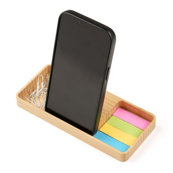 Combining a sleek phone holder, a wireless charging dock, and an organiser in one user-friendly design, it allows you to charge your devices while keeping your essentials neatly stored.