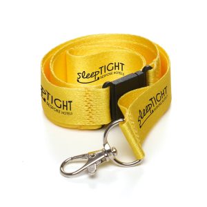 RPET lanyard with full colour dye sublimation design to one or both sides. Price includes trigger clip, 2 point safety breaks and dye sublimation both sides (same design).