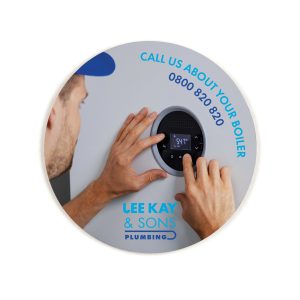 Recycled 3mm thick circle magnet with canvas made from recycled polyester, paperboard and rubber magnet to back. With a large branding space for your company’s logo to gain maximum visibility.