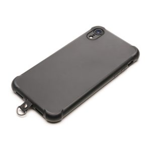 This mobile phone patch easily attaches to the RPET lanyard for convenient hands-free carrying.